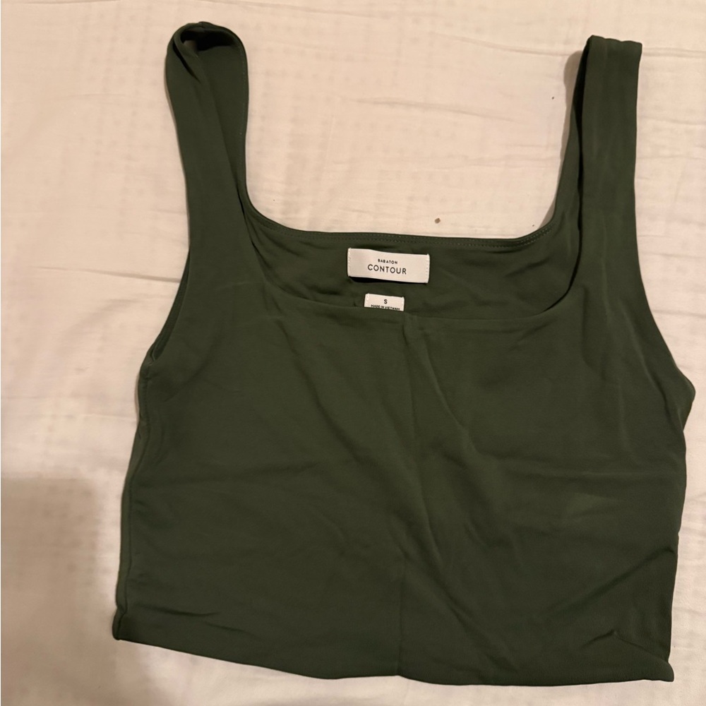 Women's Green Tank Top- artizia